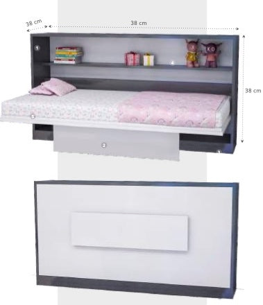 Electra A single Horizontal Wallbed