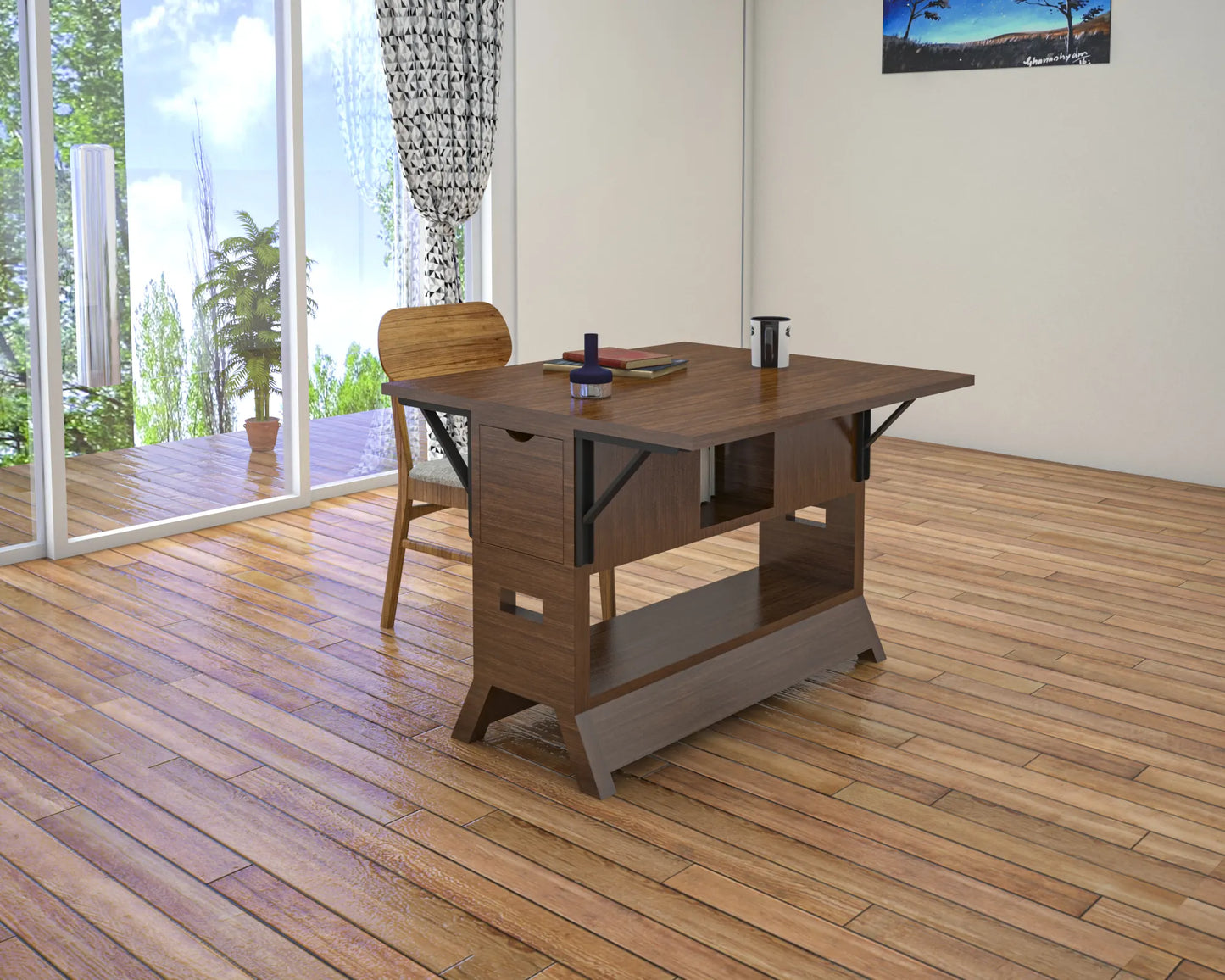 Gwita Two fold study table