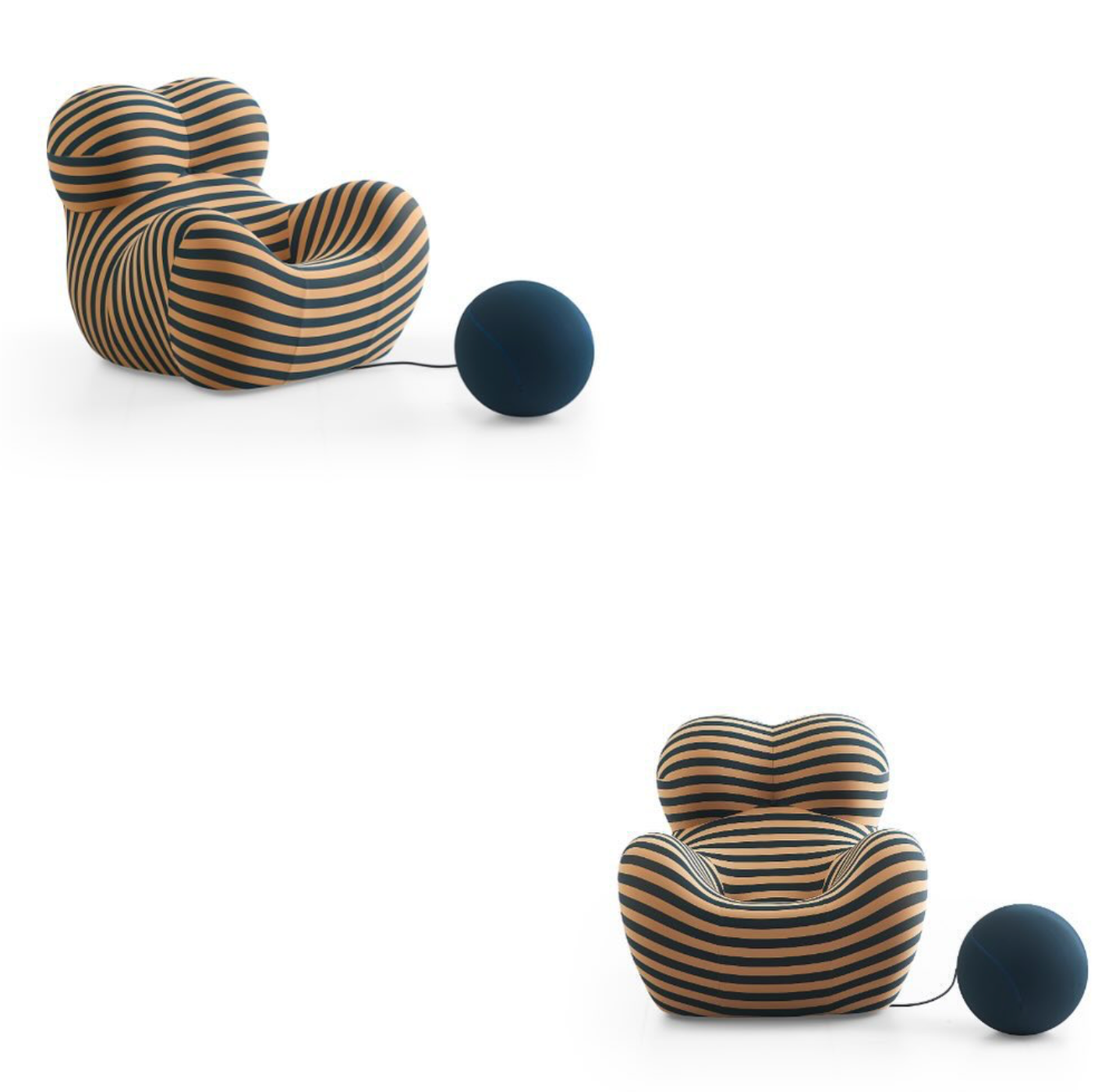 Zebra Sphere Lounger