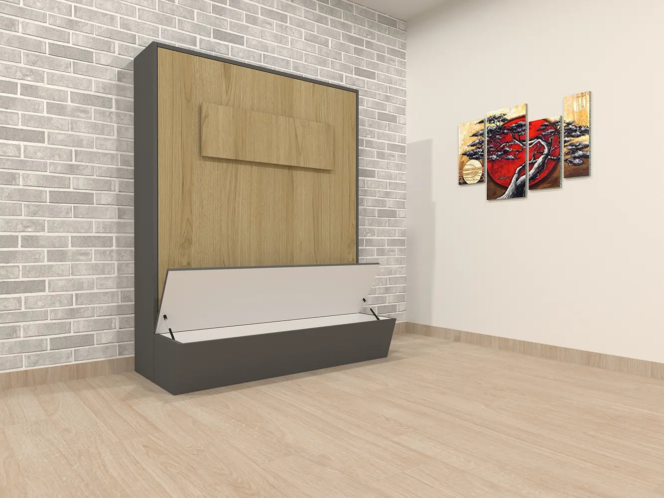 Neptune C Standard Wallbed with Additional Storage